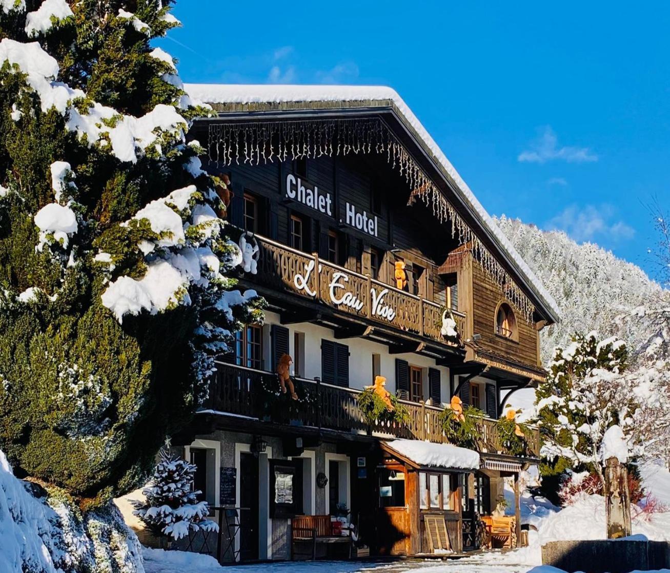 Chalet Appart'Hotel L'Eau Vive Saint-Nicolas-la-Chapelle  外观 照片